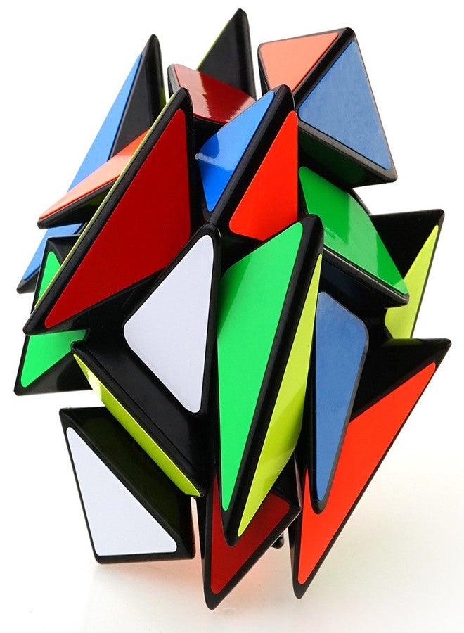 TANCH Skewb Twisty Speed Cube Magic Cube Puzzle Toy Black - Image 2